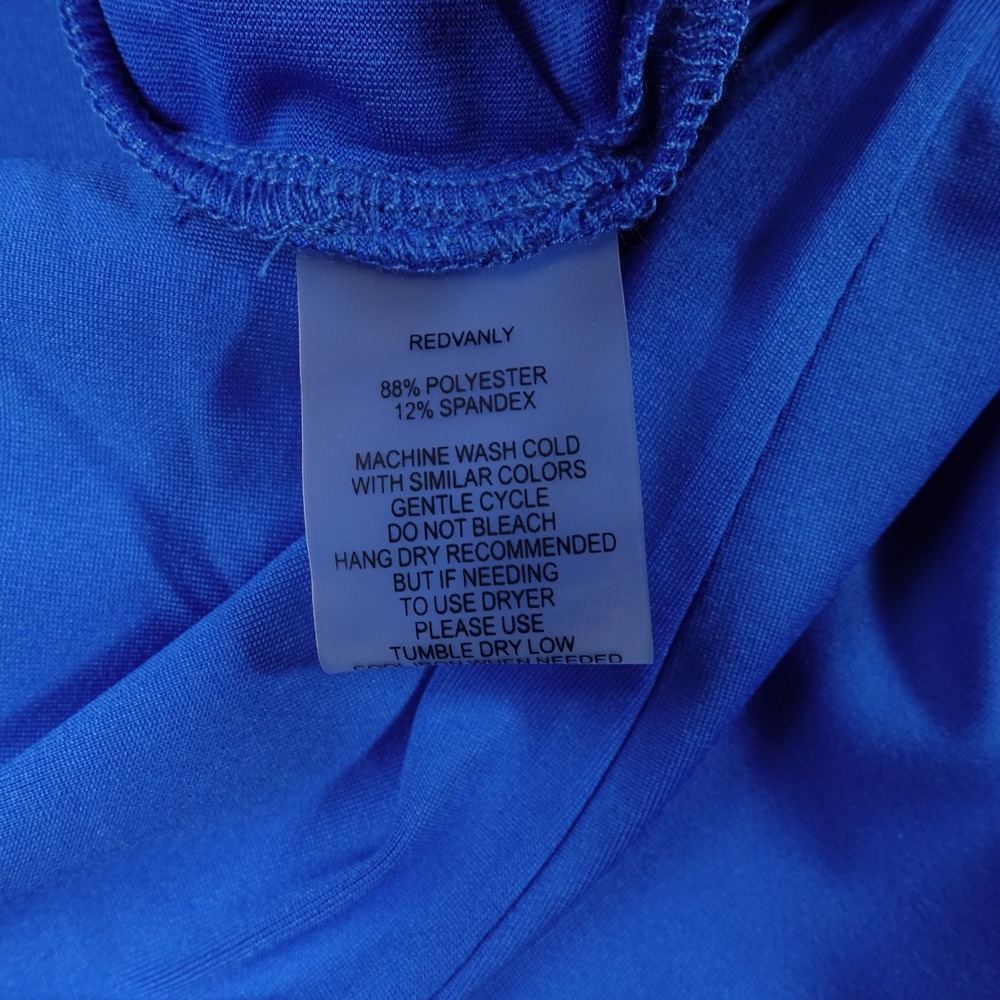 Redvanly Monroe Polo Shirt Men's XXL Golf‎ Marine Blue Performance Stretch New - Picture 14 of 15